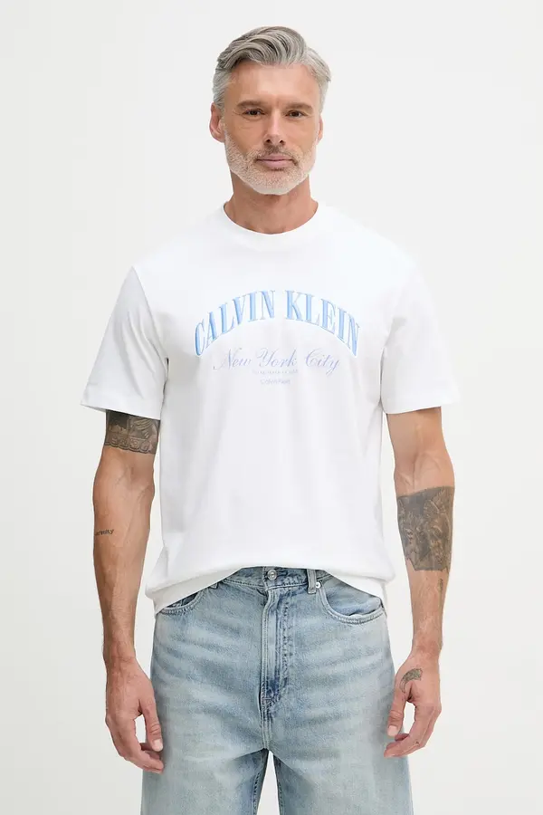 Calvin Klein Jeans Calvin Klein Jeans kratka majica moška bombažna