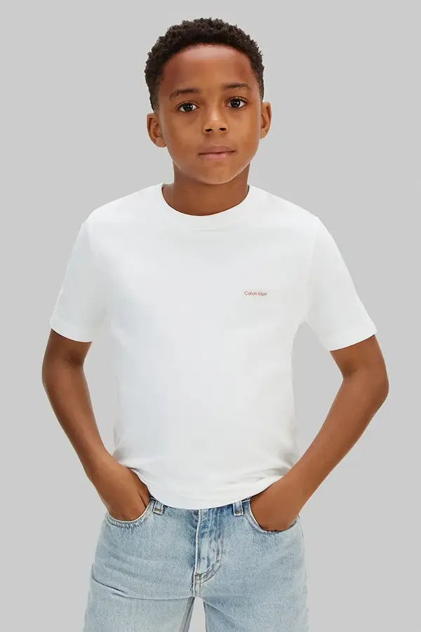 Calvin Klein Jeans Calvin Klein Jeans kratka majica otroška bombažna