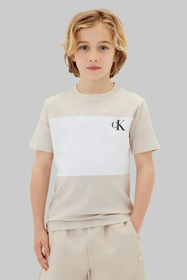 Calvin Klein Jeans Calvin Klein Jeans kratka majica otroška bombažna paket 2 kosov
