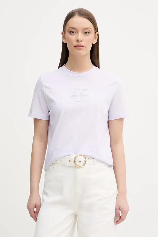 Calvin Klein Jeans Calvin Klein Jeans kratka majica ženska bombažna