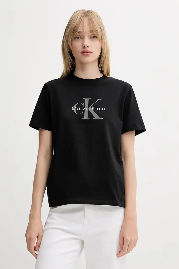 Calvin Klein Jeans Calvin Klein Jeans kratka majica ženska bombažna