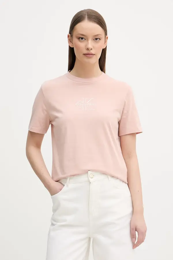 Calvin Klein Jeans Calvin Klein Jeans kratka majica ženska bombažna