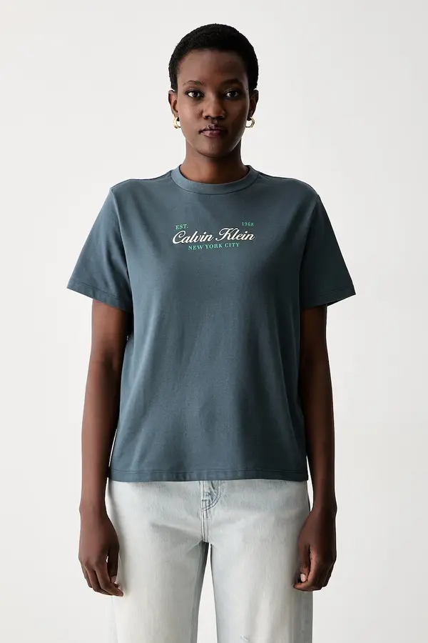 Calvin Klein Jeans Calvin Klein Jeans kratka majica ženska bombažna