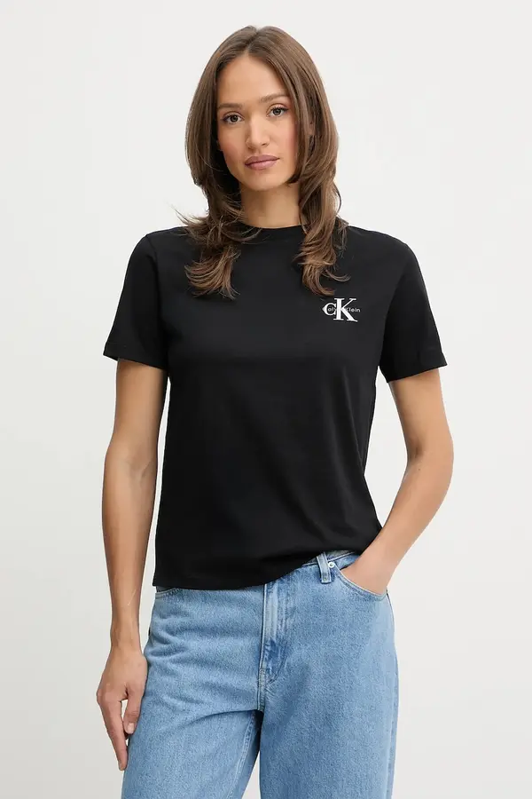 Calvin Klein Jeans Calvin Klein Jeans kratka majica ženska bombažna paket 2 kosov