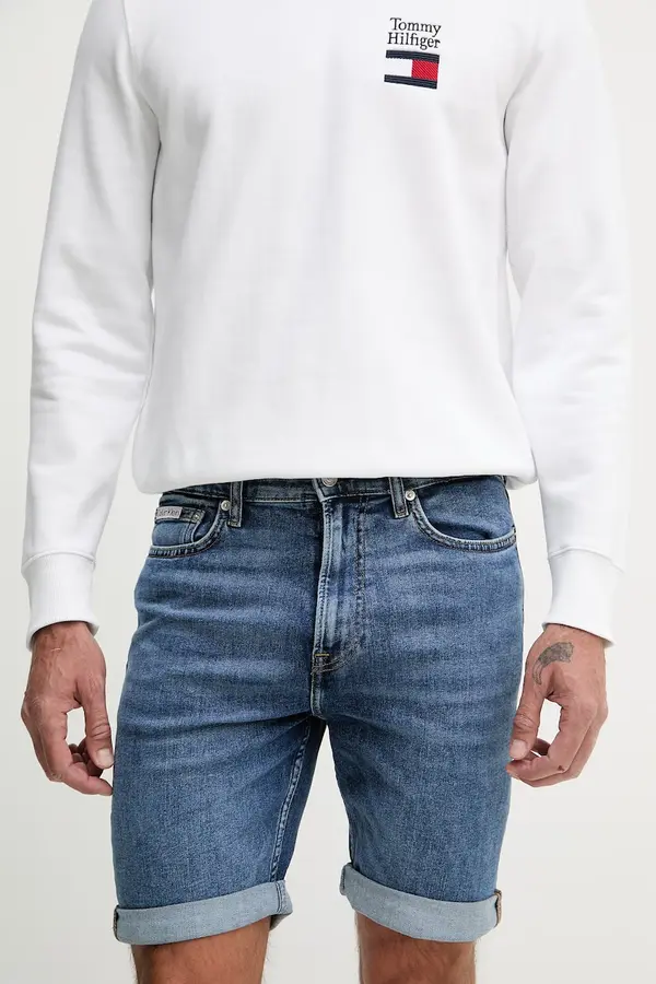 Calvin Klein Jeans Calvin Klein Jeans kratke hlače moške denim