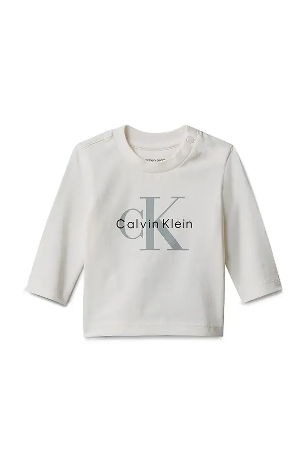 Calvin Klein Jeans Calvin Klein Jeans majica z dolgimi rokavi otroška z bombažem