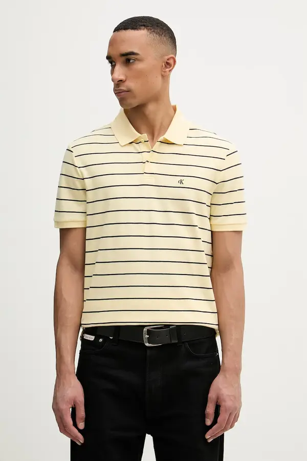 Calvin Klein Jeans Calvin Klein Jeans moška bombažna polo majica
