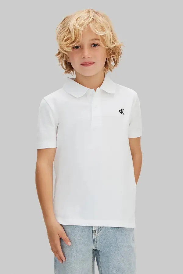 Calvin Klein Jeans Calvin Klein Jeans polo majica otroška bombažna