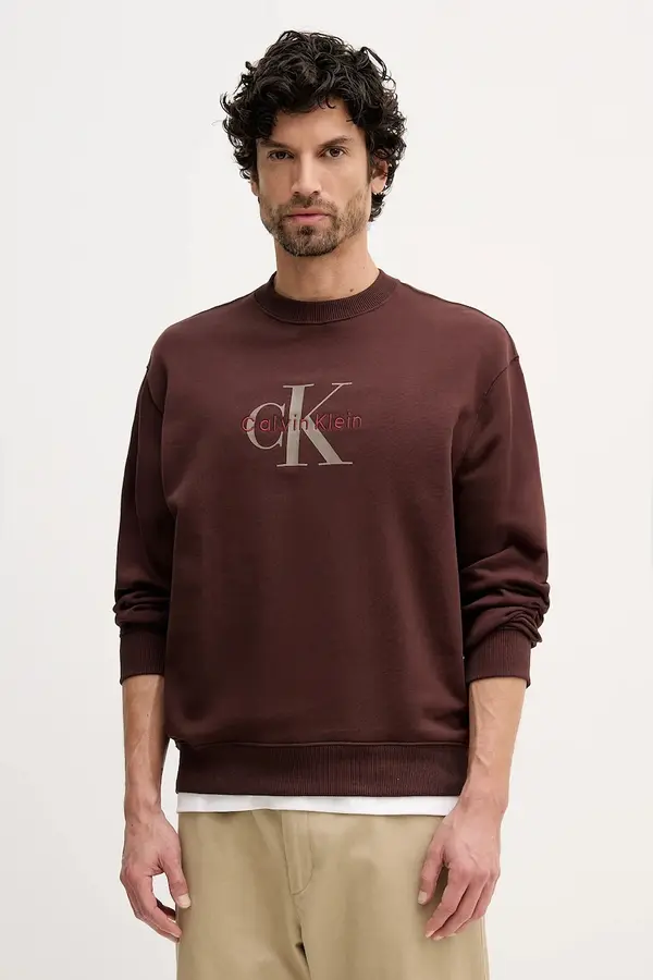 Calvin Klein Jeans Calvin Klein Jeans pulover moški bombažen