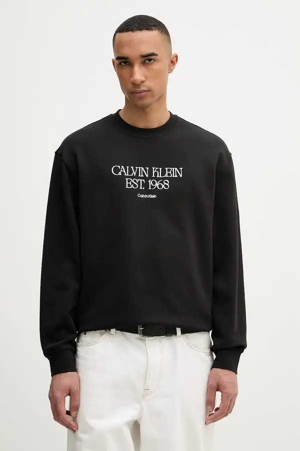 Calvin Klein Jeans Calvin Klein Jeans pulover moški bombažen