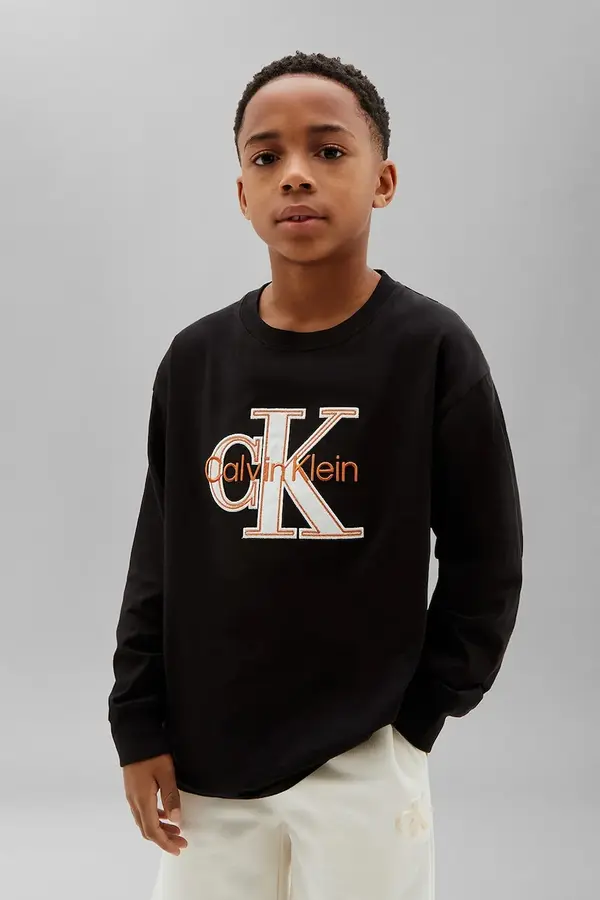 Calvin Klein Jeans Calvin Klein Jeans pulover otroški bombažen