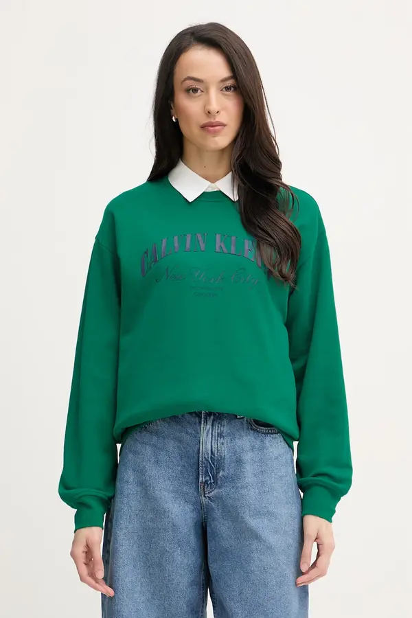 Calvin Klein Jeans Calvin Klein Jeans pulover ženski bombažen