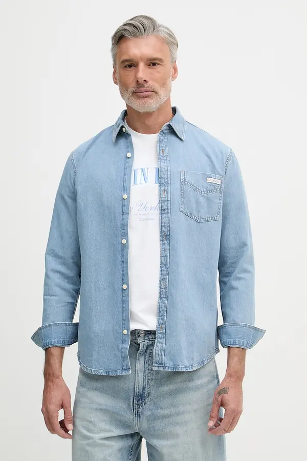 Calvin Klein Jeans Calvin Klein Jeans srajca moška denim