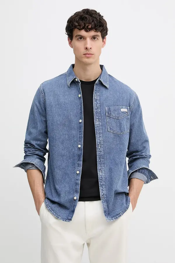 Calvin Klein Jeans Calvin Klein Jeans srajca moška iz denima