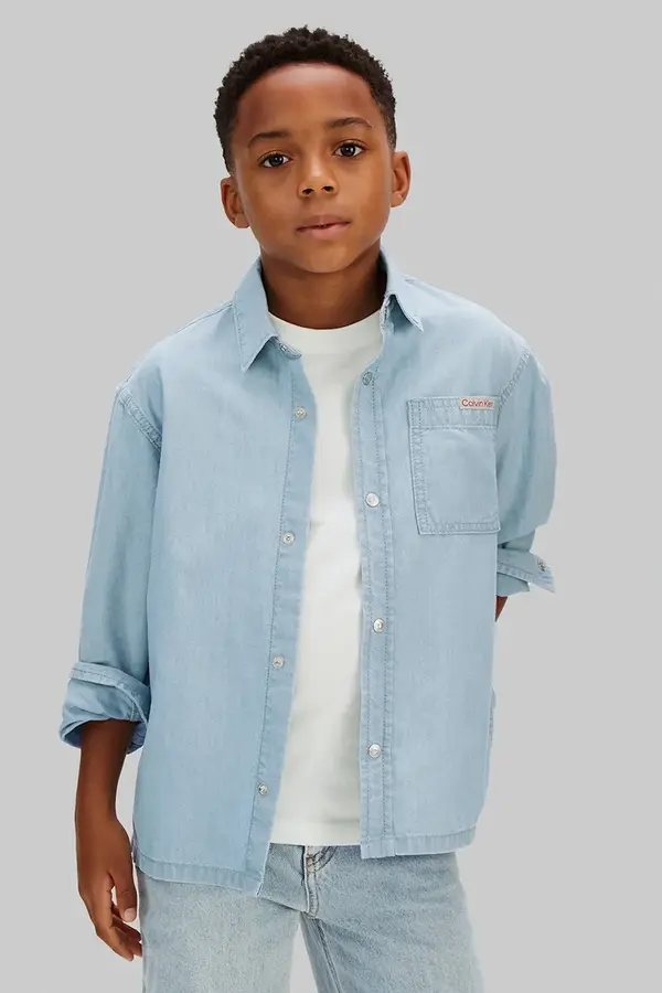 Calvin Klein Jeans Calvin Klein Jeans srajca otroška bombažna