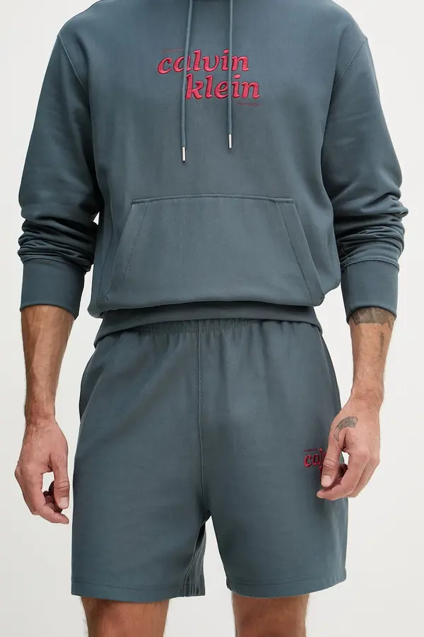 Calvin Klein Jeans Calvin Klein Jeans trenirka kratke hlače moške z bombažem