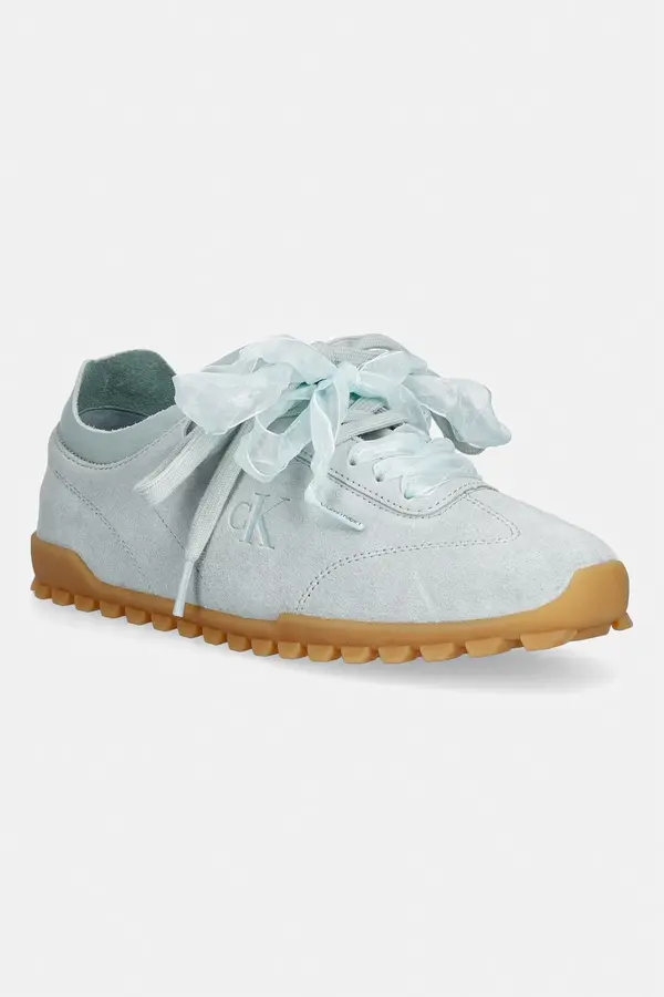 Calvin Klein Calvin Klein LOW PROFILE RUN MG SUE DB LACES superge ženske usnjene
