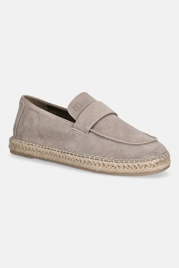 Calvin Klein Calvin Klein moške espadrile semišaste ESPADRILLE LOAFER BAND SU