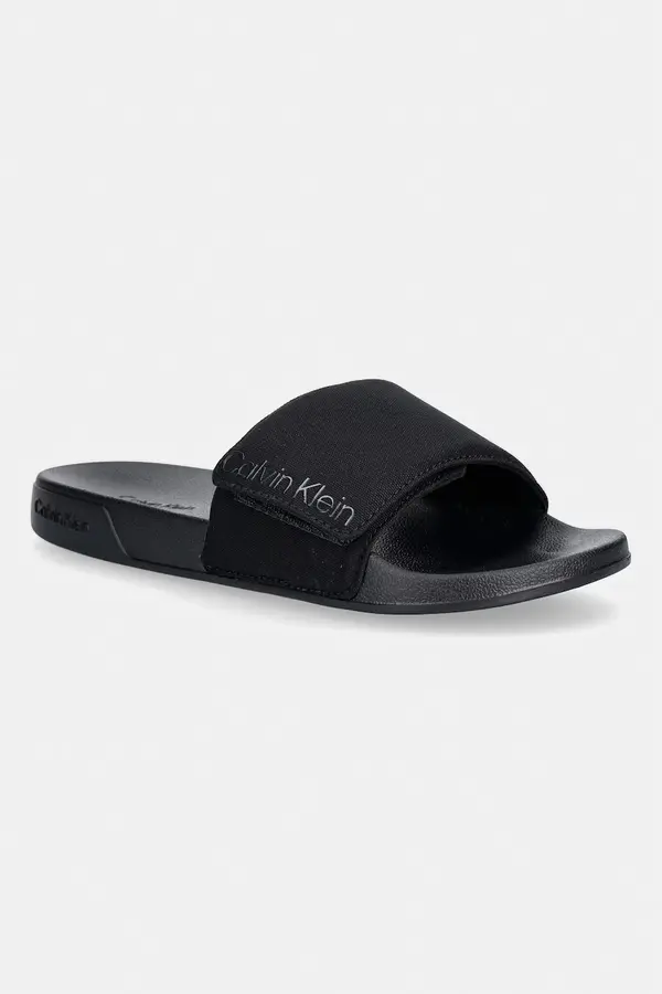 Calvin Klein Calvin Klein natikači z odprtimi prsti moški ESS SLIDE ADJ MONOBRAND CV
