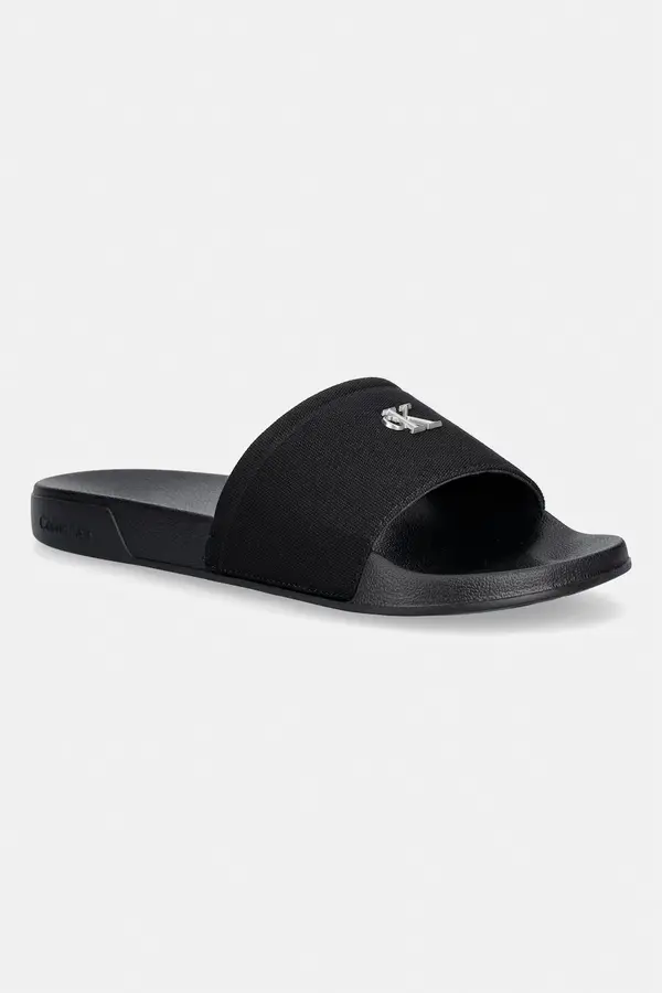 Calvin Klein Calvin Klein natikači ženski ESS SLIDE CANVAS HDW