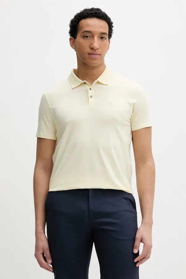 Calvin Klein Calvin Klein polo majica moška z bombažem
