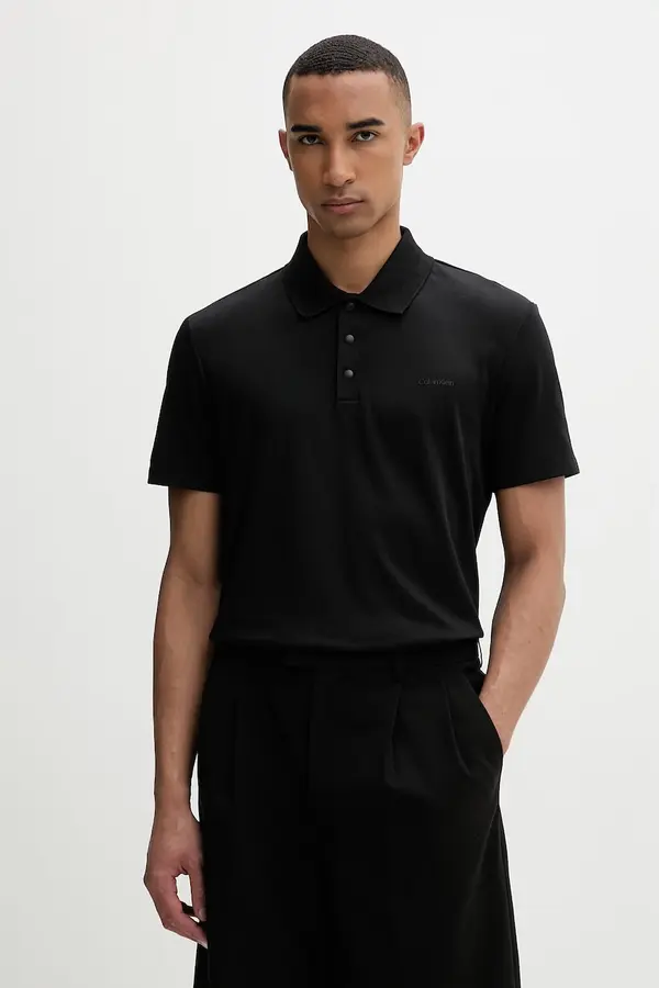 Calvin Klein Calvin Klein polo majica moška z bombažem