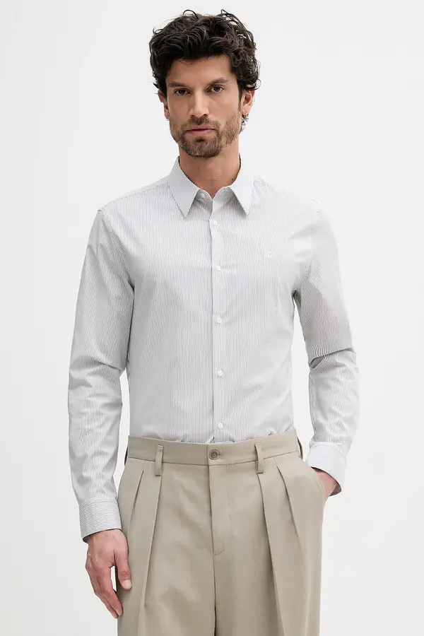 Calvin Klein Calvin Klein srajca moška bombažna z elastanom