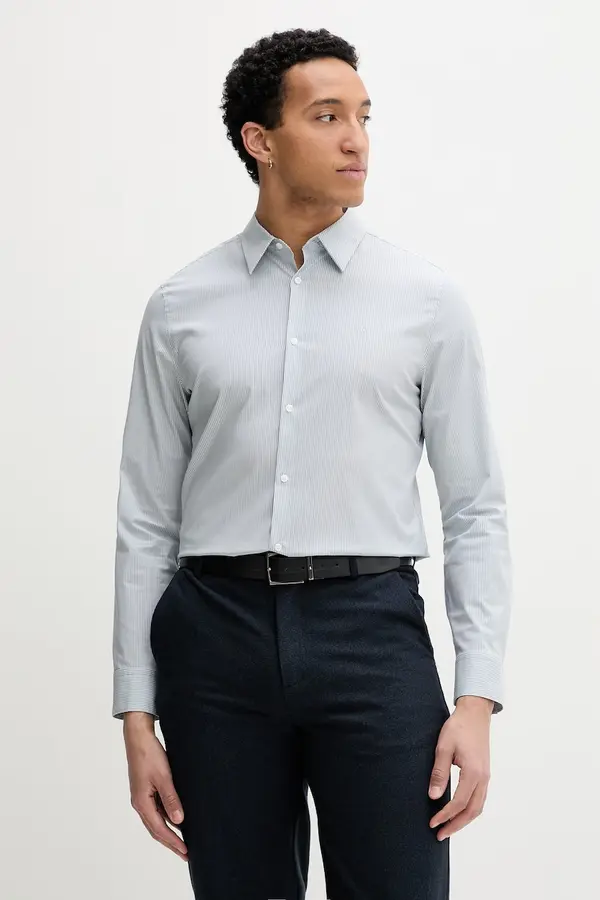 Calvin Klein Calvin Klein srajca moška bombažna z elastanom
