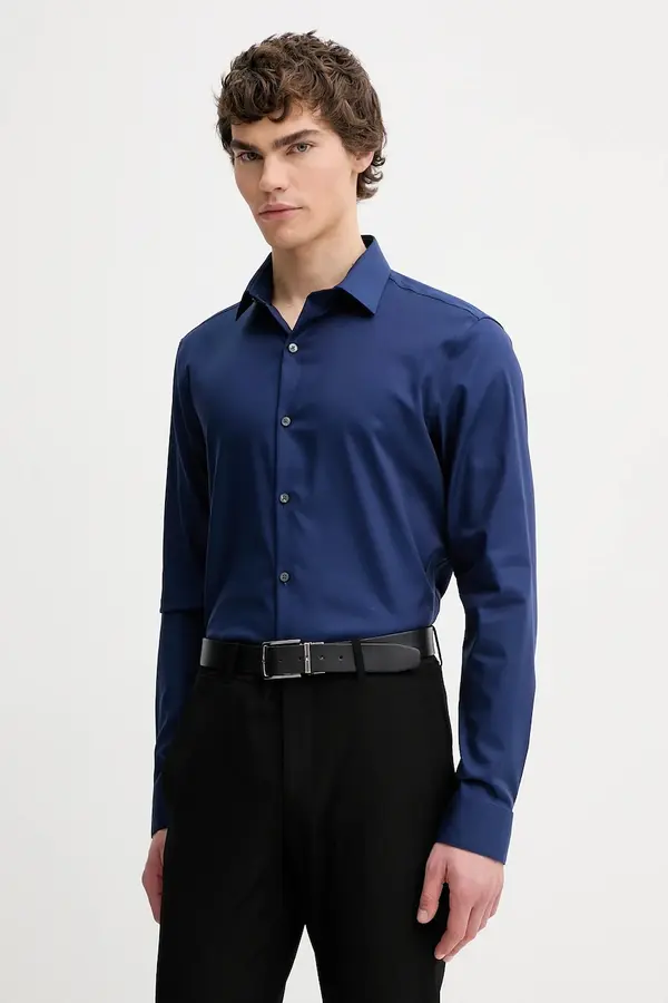 Calvin Klein Calvin Klein srajca moška bombažna z elastanom