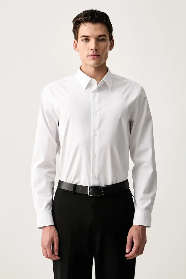 Calvin Klein Calvin Klein srajca moška z bombažem