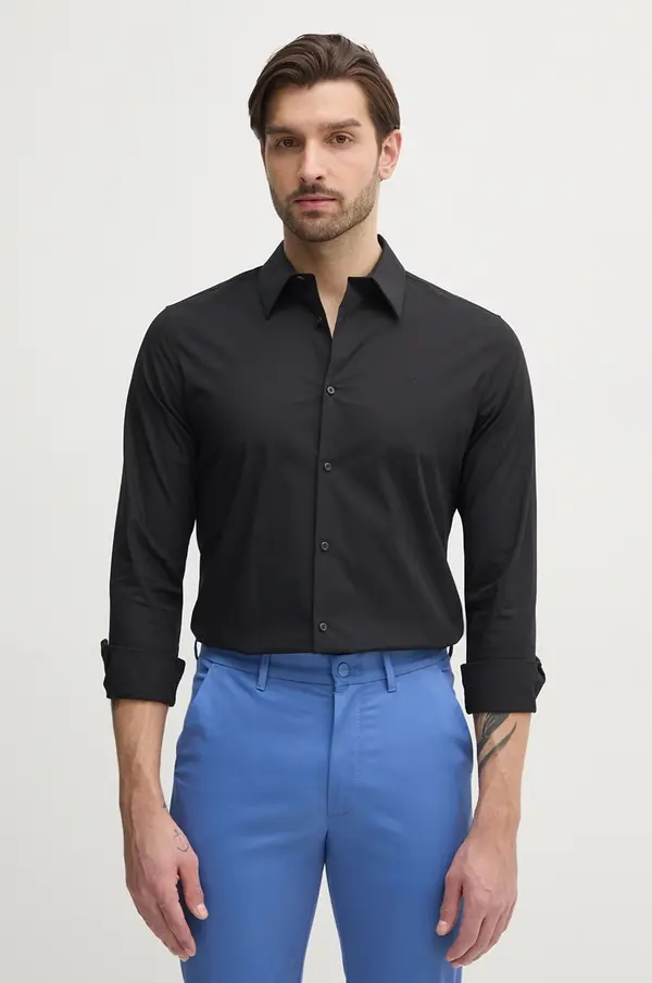 Calvin Klein Calvin Klein srajca moška z bombažem