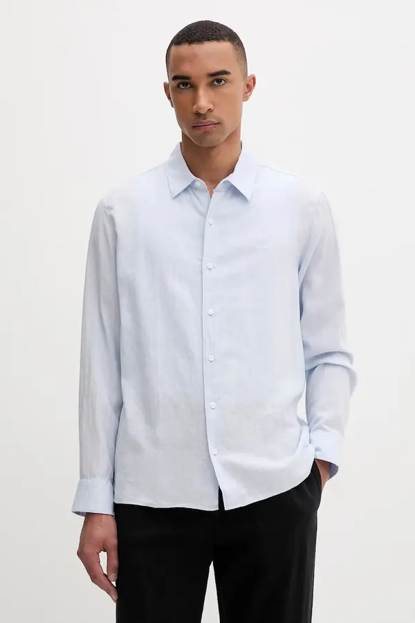 Calvin Klein Calvin Klein srajca moška z lanom