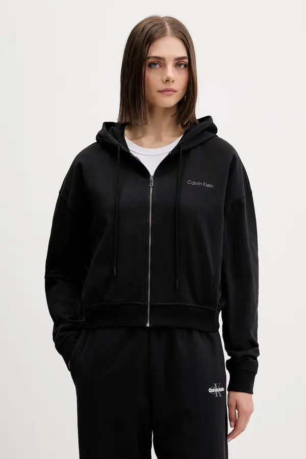 Calvin Klein Underwear Calvin Klein Underwear jopica s kapuco ženska bombažna