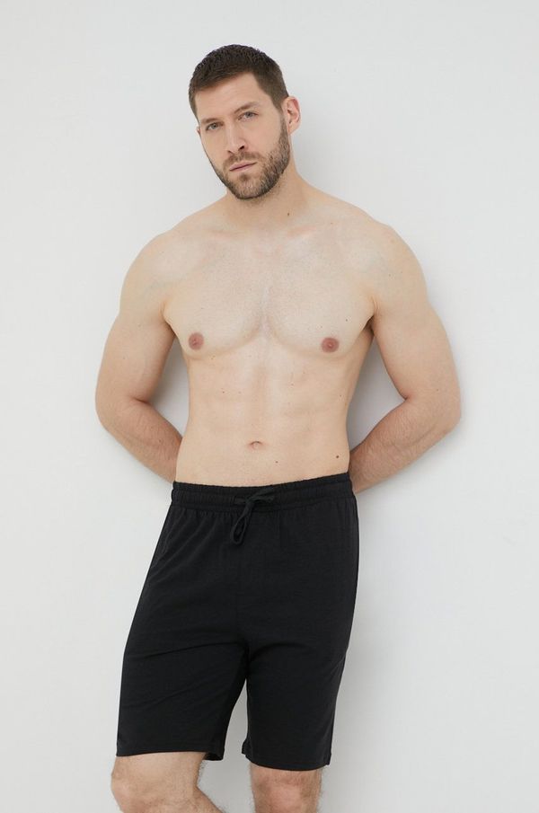 Calvin Klein Underwear Calvin Klein Underwear pižama - kratke hlače moška, črna barva