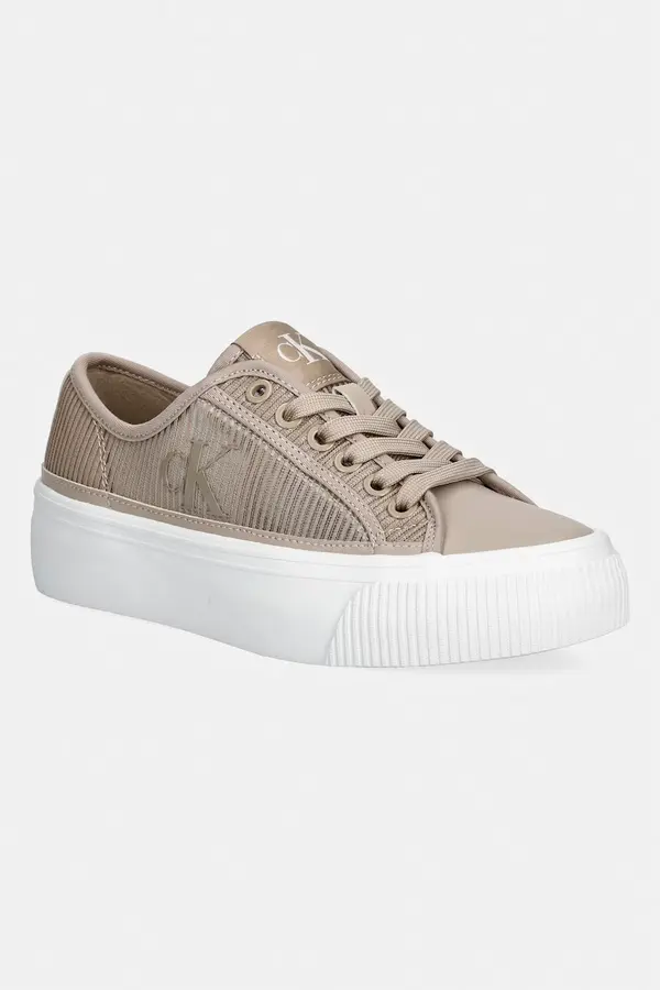 Calvin Klein Calvin Klein VULC FLATF LACEUP STRIPED NYL superge ženske
