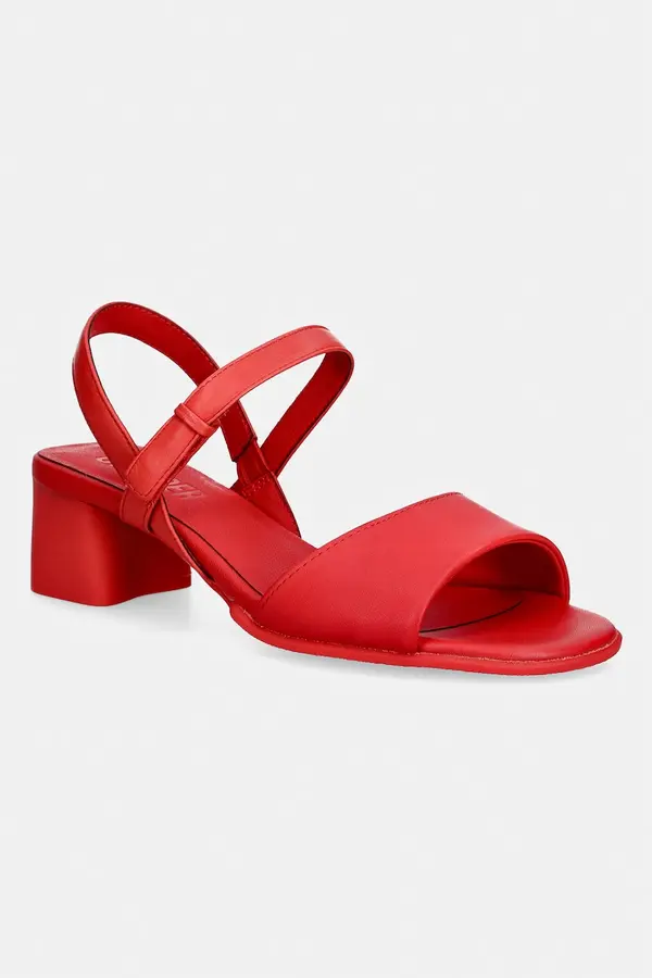 Camper Camper sandali s polno peto (blok) usnjeni Katie Sandal