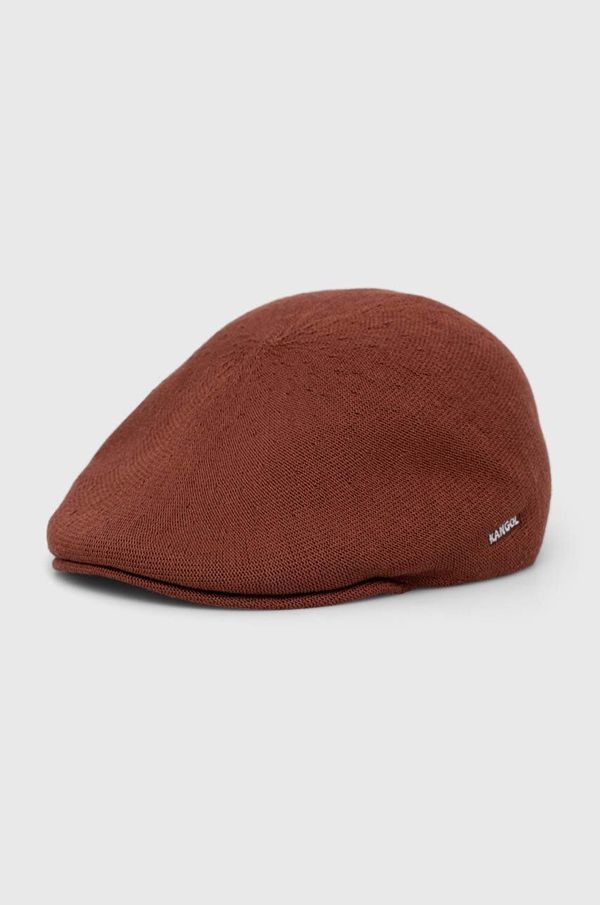 Kangol Čepica iz tvida Kangol rjava barva