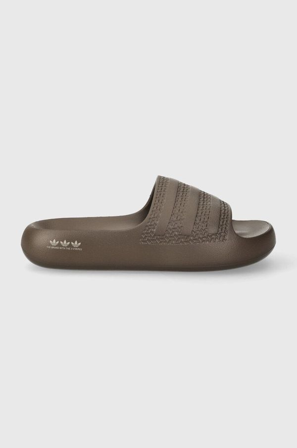 adidas Originals Čevlji adidas Originals Adilette Ayoon siva barva, IF7617