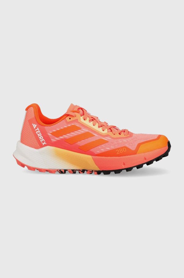 adidas TERREX Čevlji adidas TERREX Agravic Flow ženski, oranžna barva