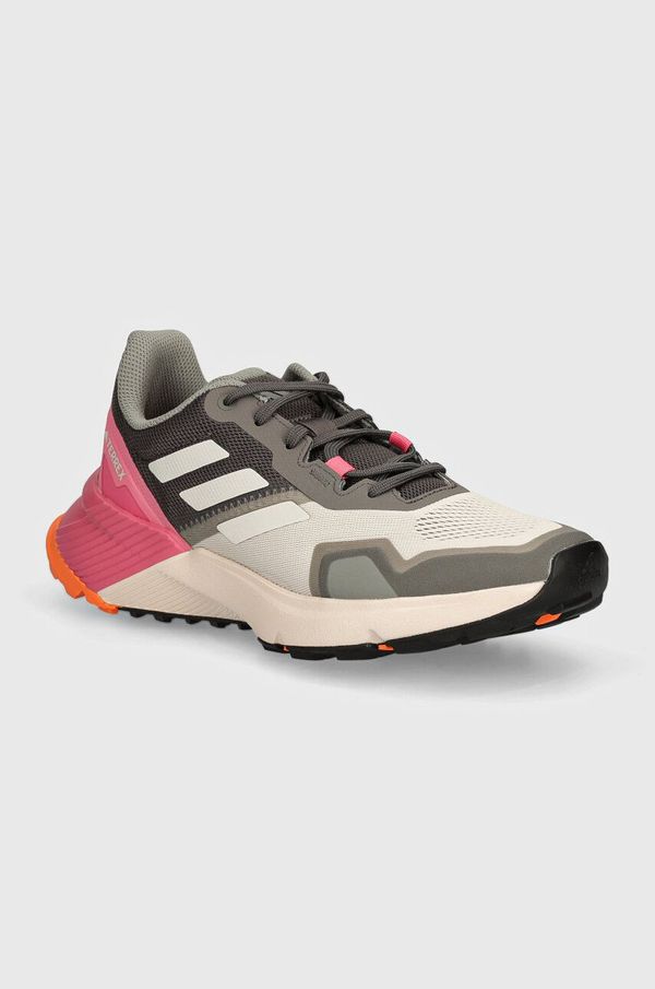 adidas TERREX Čevlji adidas TERREX Soulstride ženski, siva barva, IG8920