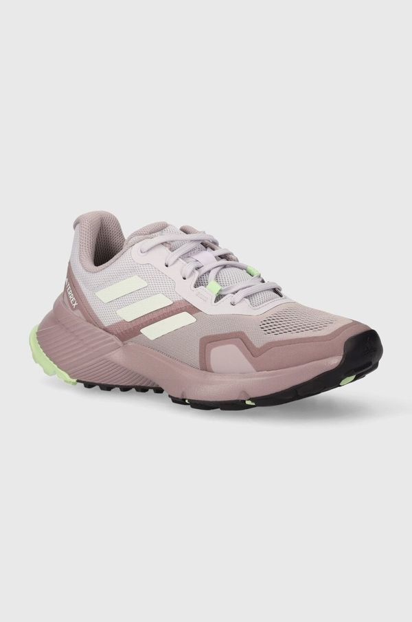 adidas TERREX Čevlji adidas TERREX Soulstride ženski, vijolična barva