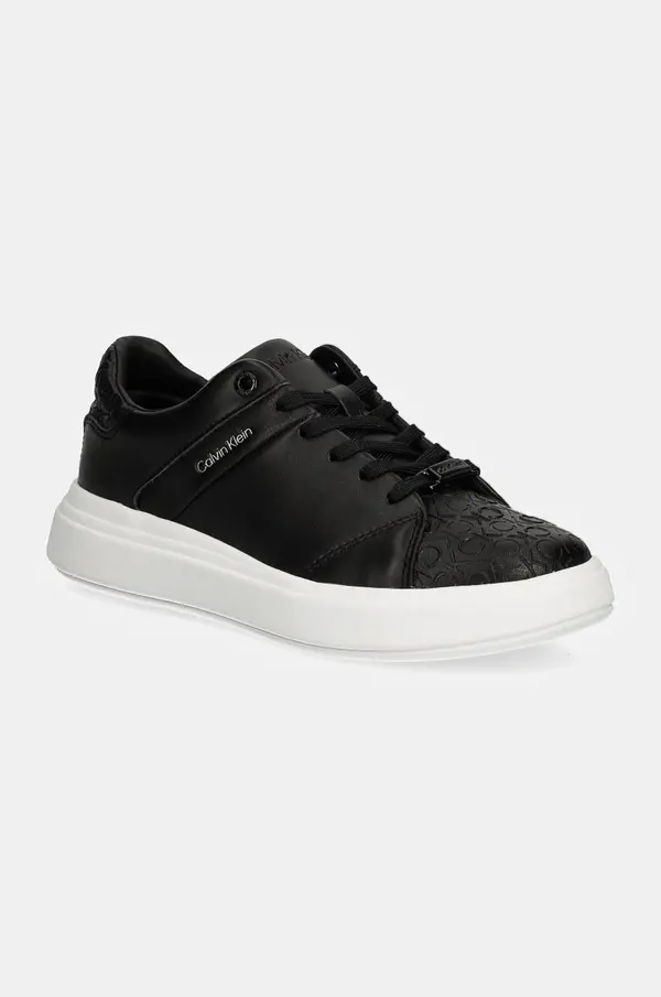 Calvin Klein Čevlji Calvin Klein CUPSOLE LACE UP MONO MIX