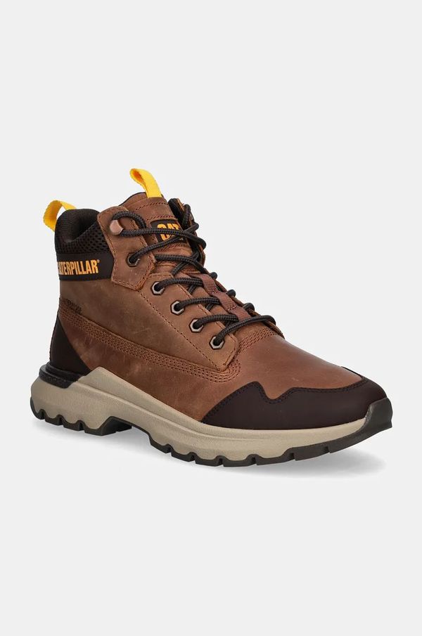 Caterpillar Čevlji Caterpillar COLORADO SNEAKER WP moški, rjava barva, P725948