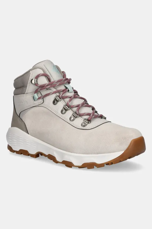 Columbia Čevlji Columbia Newton Wander ženski, bež barva, 2125531