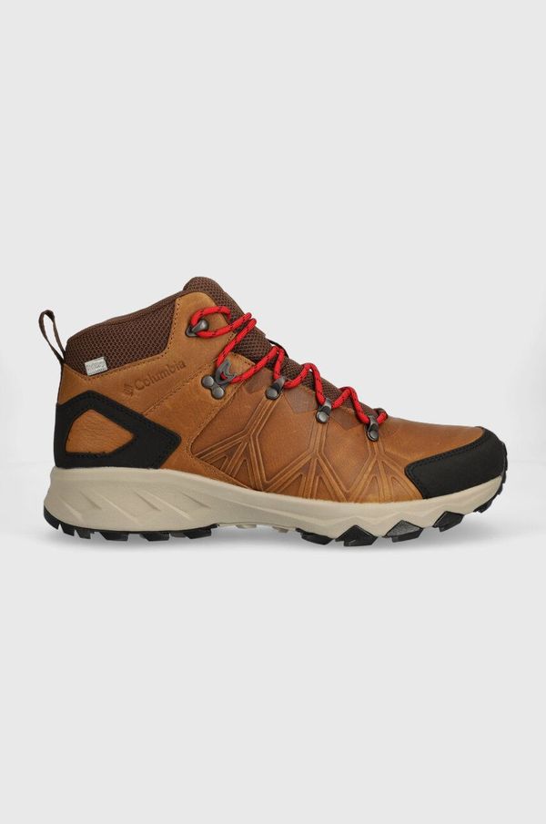 Columbia Čevlji Columbia Peakfreak II Mid moški, rjava barva