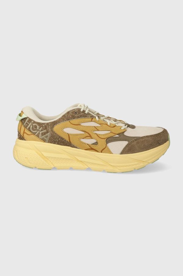 Hoka Čevlji Hoka Clifton L Suede TP zelena barva, 1150910