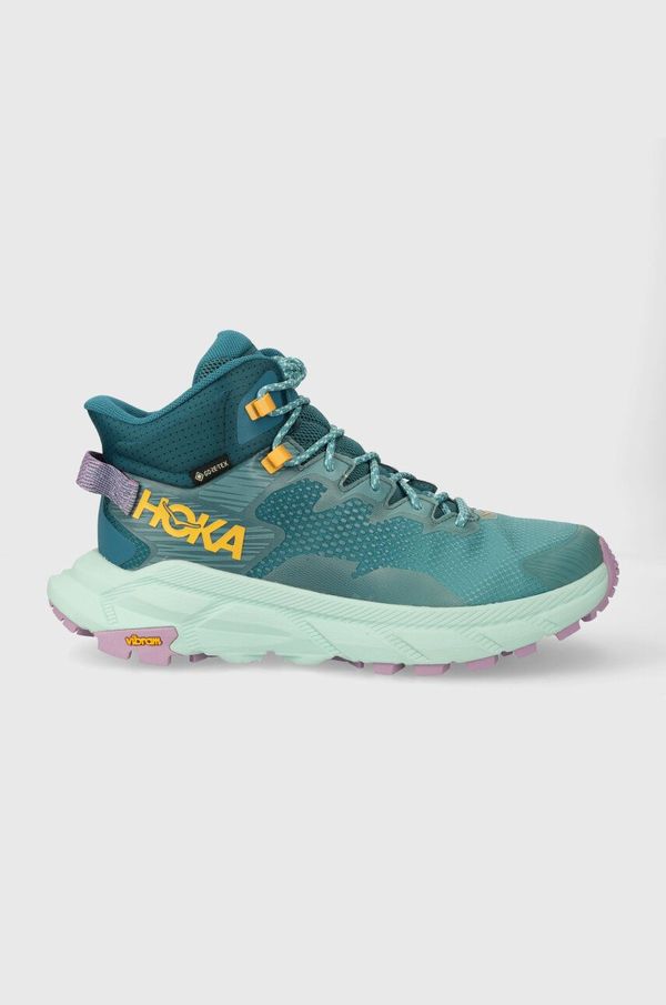 Hoka Čevlji Hoka One One Trail Code GTX ženski, turkizna barva