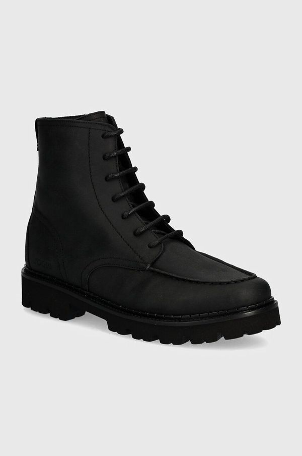Joop! Čevlji iz nubuka Joop! Loreto Hektor Boot črna barva, 4140007673 900