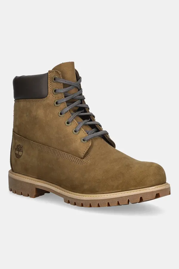 Timberland Čevlji iz nubuka Timberland Premium 6 Inch Lace Up Waterproof