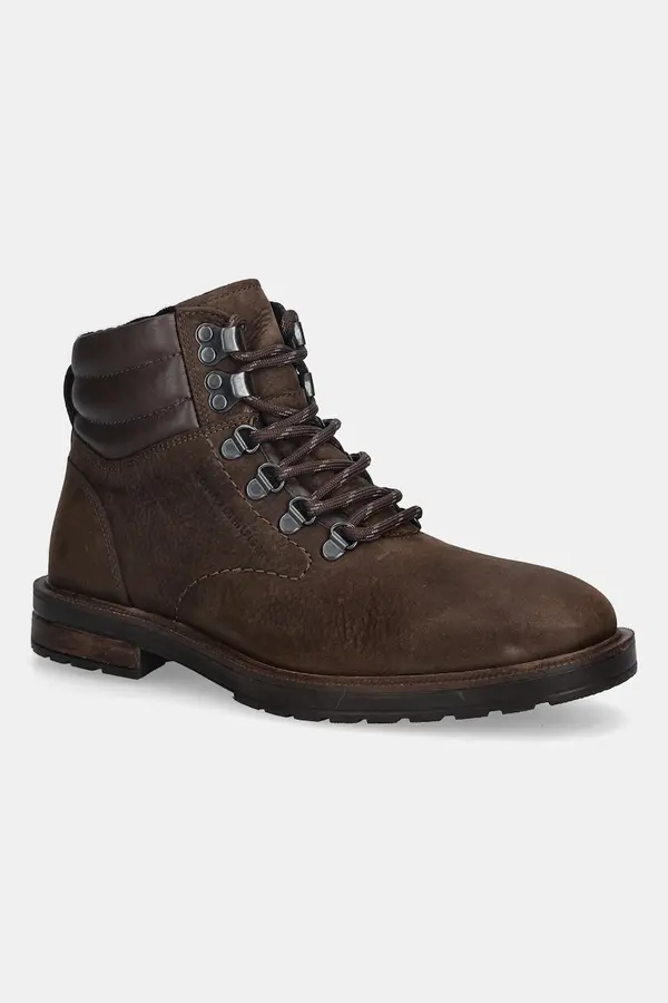 Tommy Hilfiger Čevlji iz nubuka Tommy Hilfiger CLEATED HILFIGER WRM HOOK BOOT